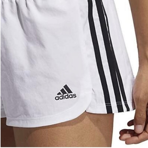 NWT Adidas Pacer 3-Stripes Woven Shorts Sz large - Picture 3 of 4
